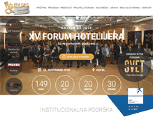 Tablet Screenshot of forumhotelijera.com